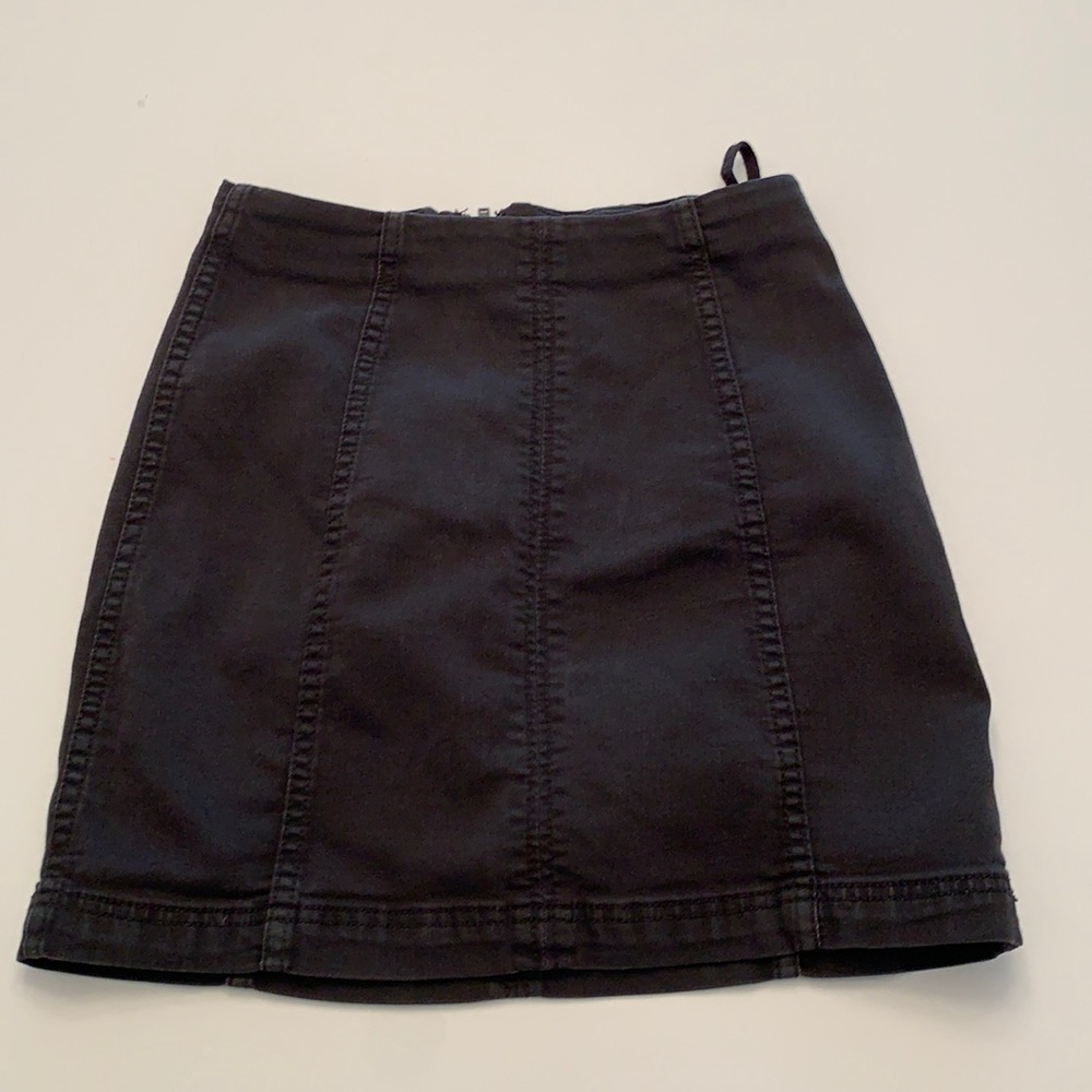 Free People Modern Femme Denim Skirt